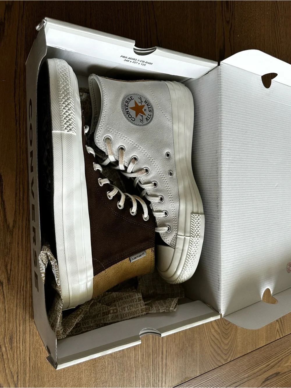 Carhartt WIP High-Top Sneakers - Brown, White, Tan